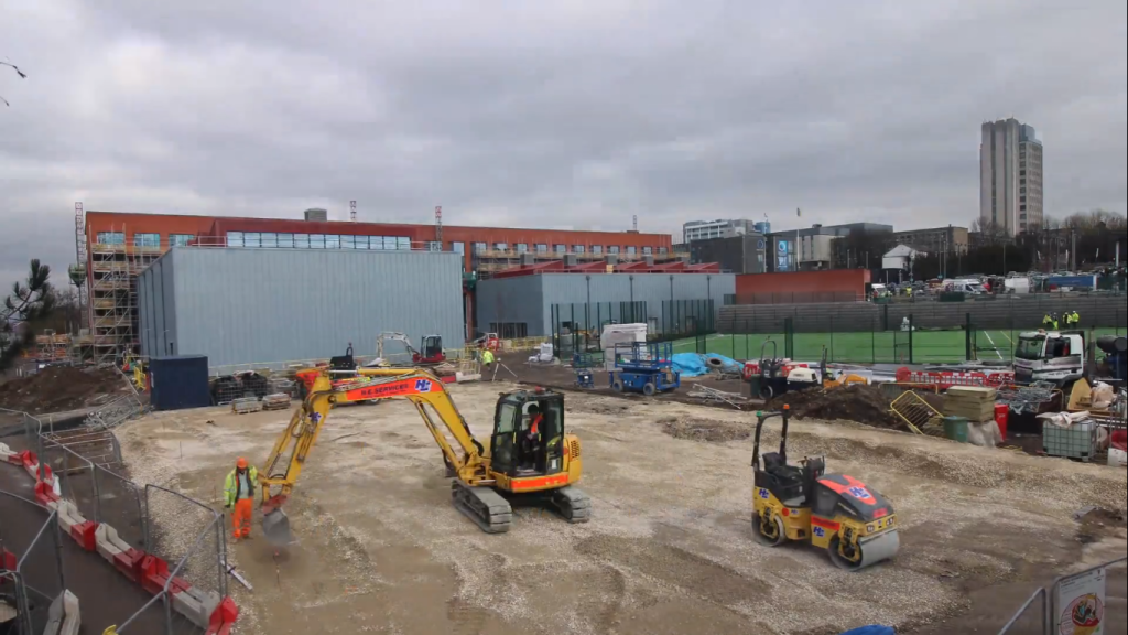 Brian Clarke Church of England Academy time-lapse view
